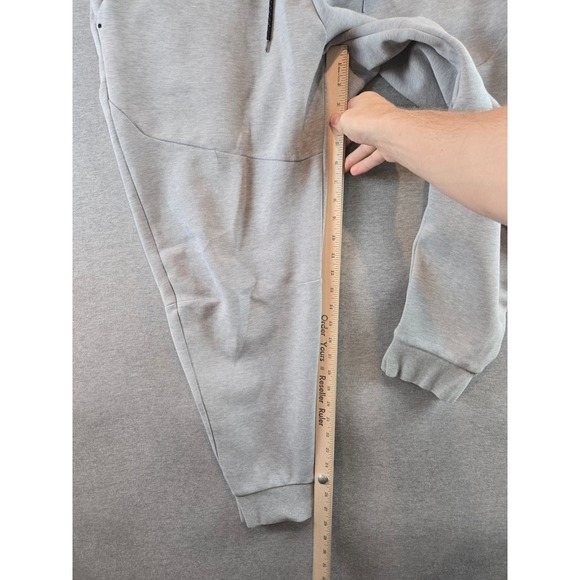 Nike Tech Joggers Mens Size XXL Grey Fleece Drill Drip Tapered Gym cu4495-063 - Picture 10 of 11